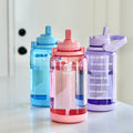 Tritan Motivational Water Bottle With Straw Lid A8