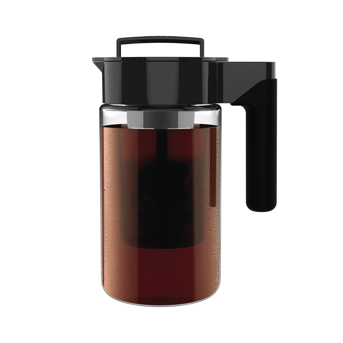Glass Cold Brew Coffee Maker H4 — 1qt / Black