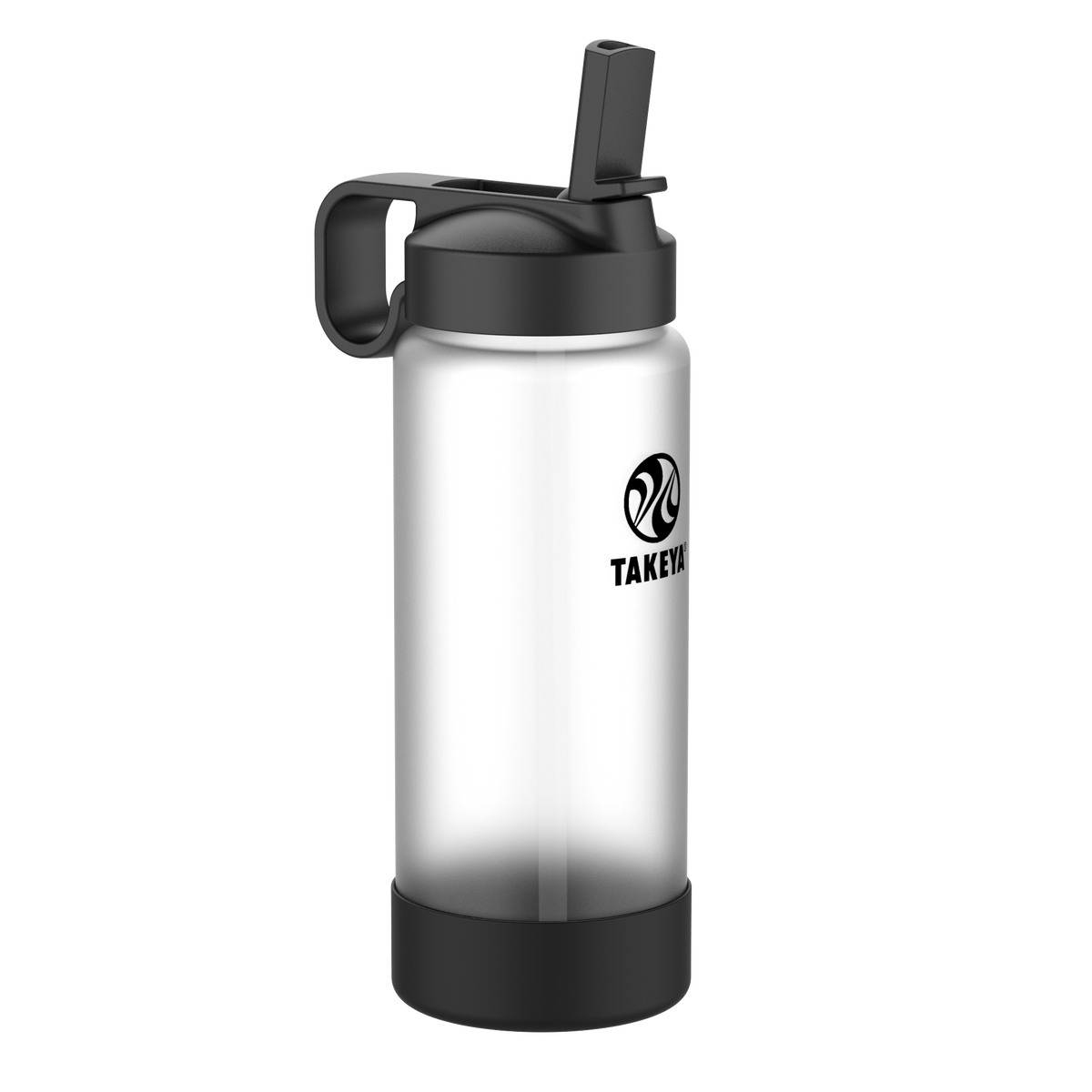 Sure-Grip Glass Water Bottle V9 — 22oz / Onyx