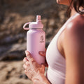 Actives Water Bottle With Straw Lid D0