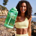 Tritan Motivational Water Bottle With Straw Lid A8