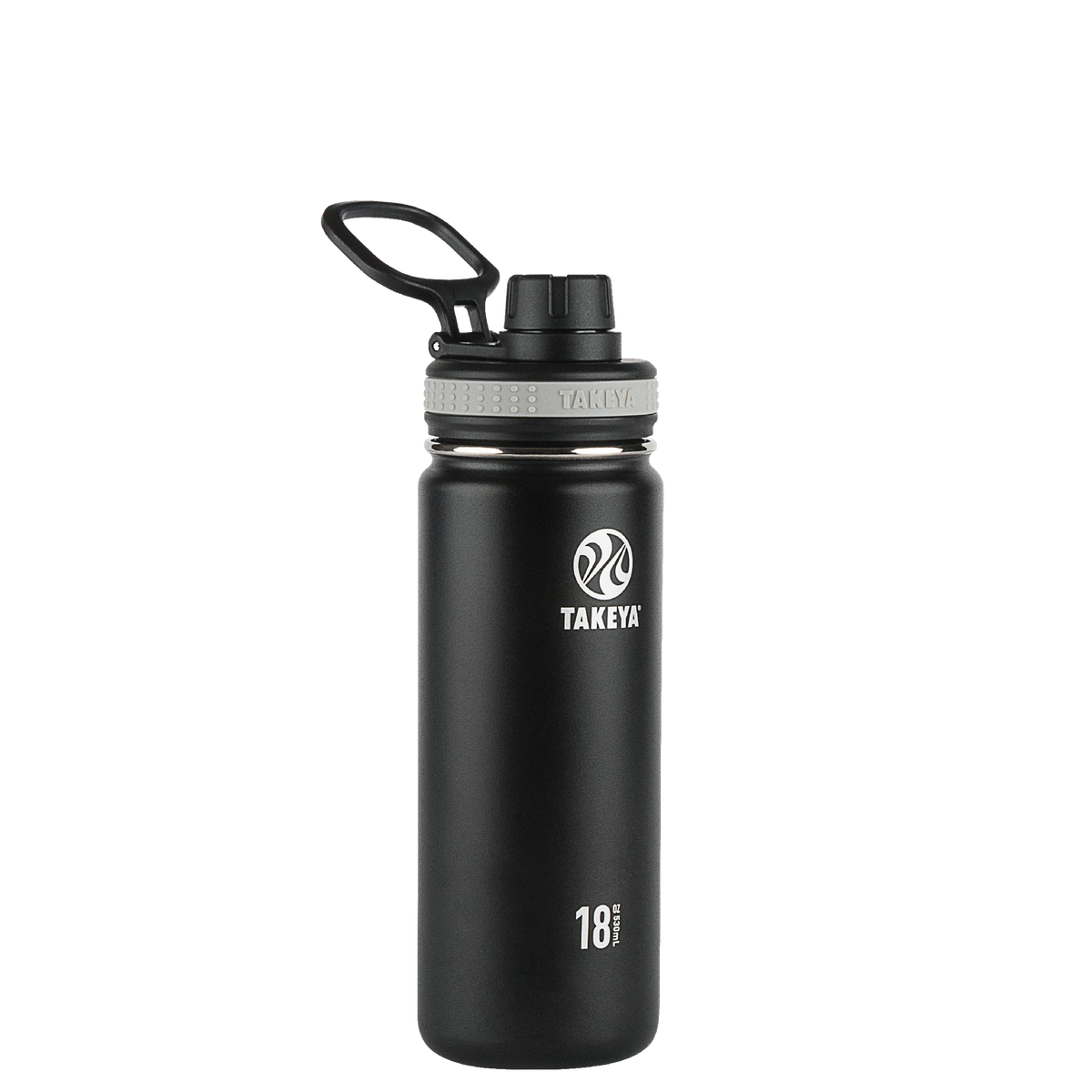 Originals Water Bottle with Spout Lid N8 — 18oz / Black