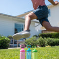 Actives Kids Glow In The Dark Water Bottle With Straw Lid R8