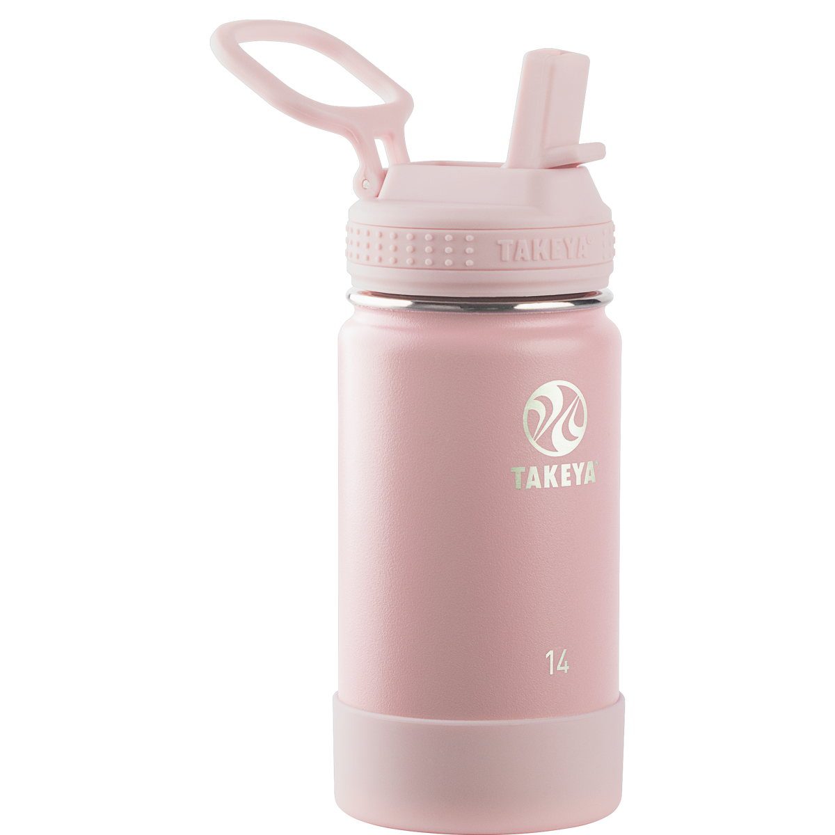 Actives Kids Water Bottle With Straw Lid I1 — 14oz / Blush