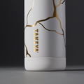 Kintsugi Water Bottle with Straw Lid G6