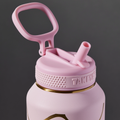 Kintsugi Water Bottle with Straw Lid G6