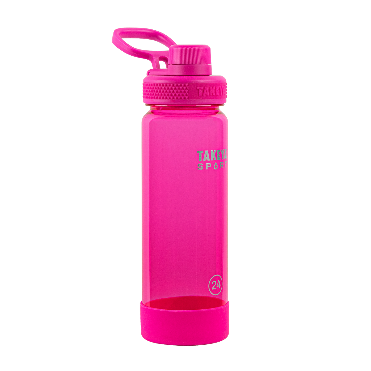Tritan Sport Water Bottle With Spout Lid H4 — 24oz / Pink Sweep
