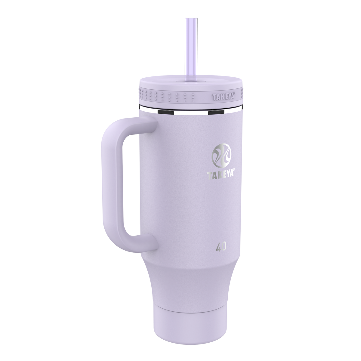Straw Tumbler With Handle H6 — 40oz / Vivacity Purple