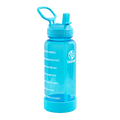 Tritan Motivational Water Bottle With Straw Lid A8