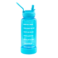 Tritan Motivational Water Bottle With Straw Lid A8