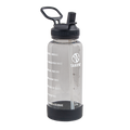 Tritan Motivational Water Bottle With Straw Lid A8