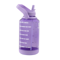 Tritan Motivational Water Bottle With Straw Lid A8