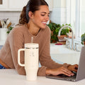 Straw Tumbler With Handle H6