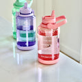 Tritan Motivational Water Bottle With Straw Lid A8