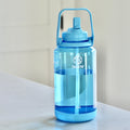 Tritan Motivational Water Bottle With Straw Lid A8