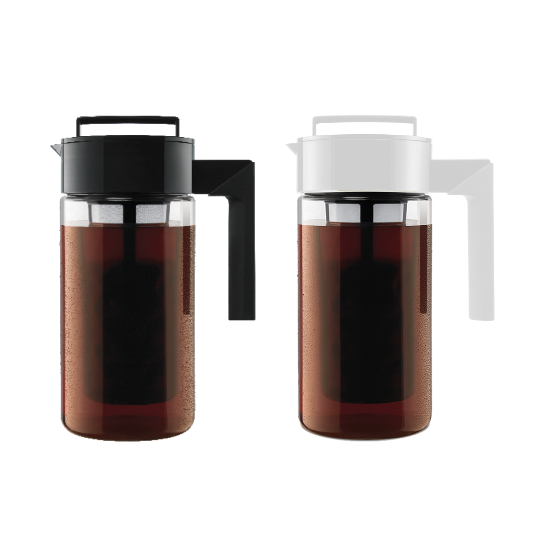 Cold Brew Coffee Maker Bundle (2 Pack) D5 — 1qt / Black/White