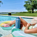 Actives Water Bottle With Straw Lid D0