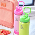 Actives Kids Glow In The Dark Water Bottle With Straw Lid R8