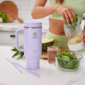 Straw Tumbler With Handle H6