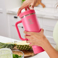 Straw Tumbler With Handle H6