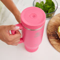 Straw Tumbler With Handle H6