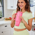 Straw Tumbler With Handle H6