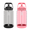 Tritan Motivational Bottle Bundle With Straw Lid (2 Pack) L2