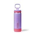 Glow In The Dark Sport Kids Water Bottle Confetti With Straw Lid U8