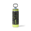 Glow In The Dark Sport Kids Water Bottle Confetti With Straw Lid U8