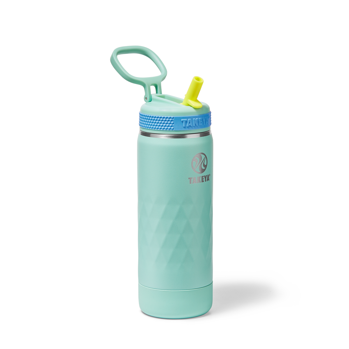 Kids Sport Water Bottle With Straw Lid K6 — 18oz / Brilliant Turquoise