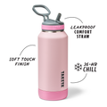 Sport Soft Touch Water Bottle With Straw Lid K6