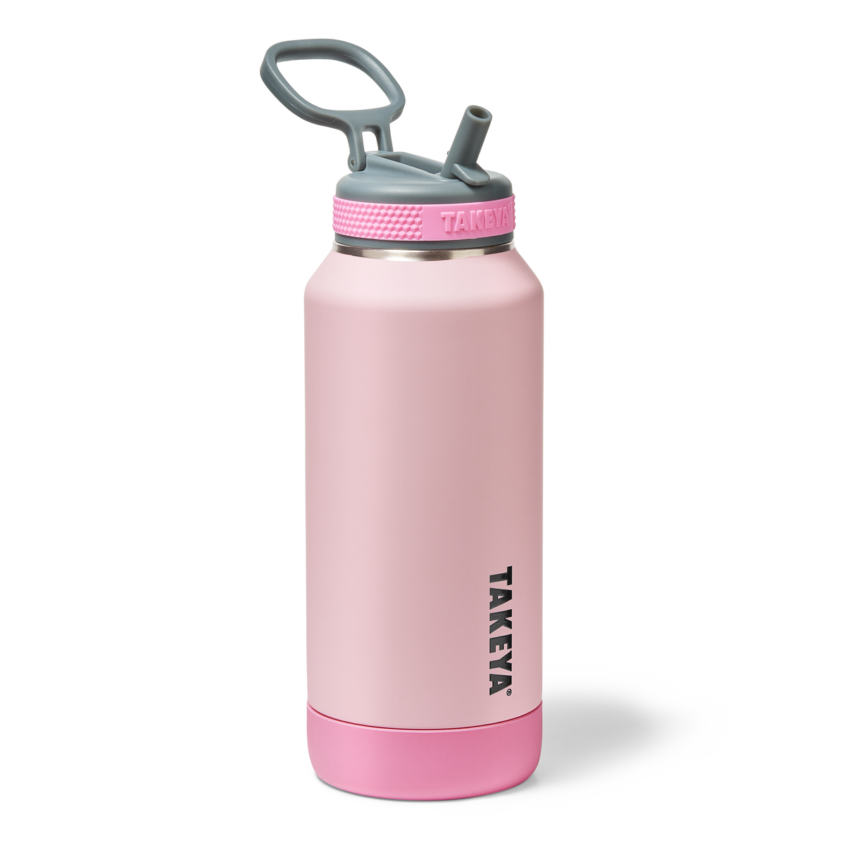Sport Soft Touch Water Bottle With Straw Lid K6 — 32oz / Pink Jelly