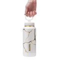 Kintsugi Water Bottle with Straw Lid G6