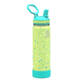 Actives Water Bottle With Straw Lid D0