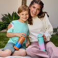 Actives Water Bottle With Straw Lid D0