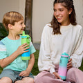 Actives Water Bottle With Straw Lid D0
