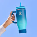 Straw Tumbler With Handle H6