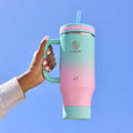 Straw Tumbler With Handle H6