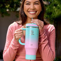 Straw Tumbler With Handle H6